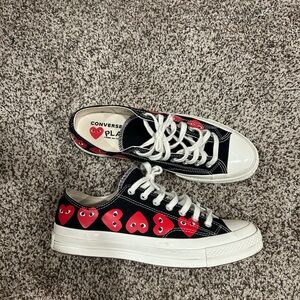 Converse chuck taylor all star 70 ox (comme des garcons PLAY multi-heart black